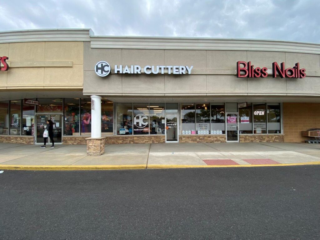 Front entrance of a Hair Cuttery salon