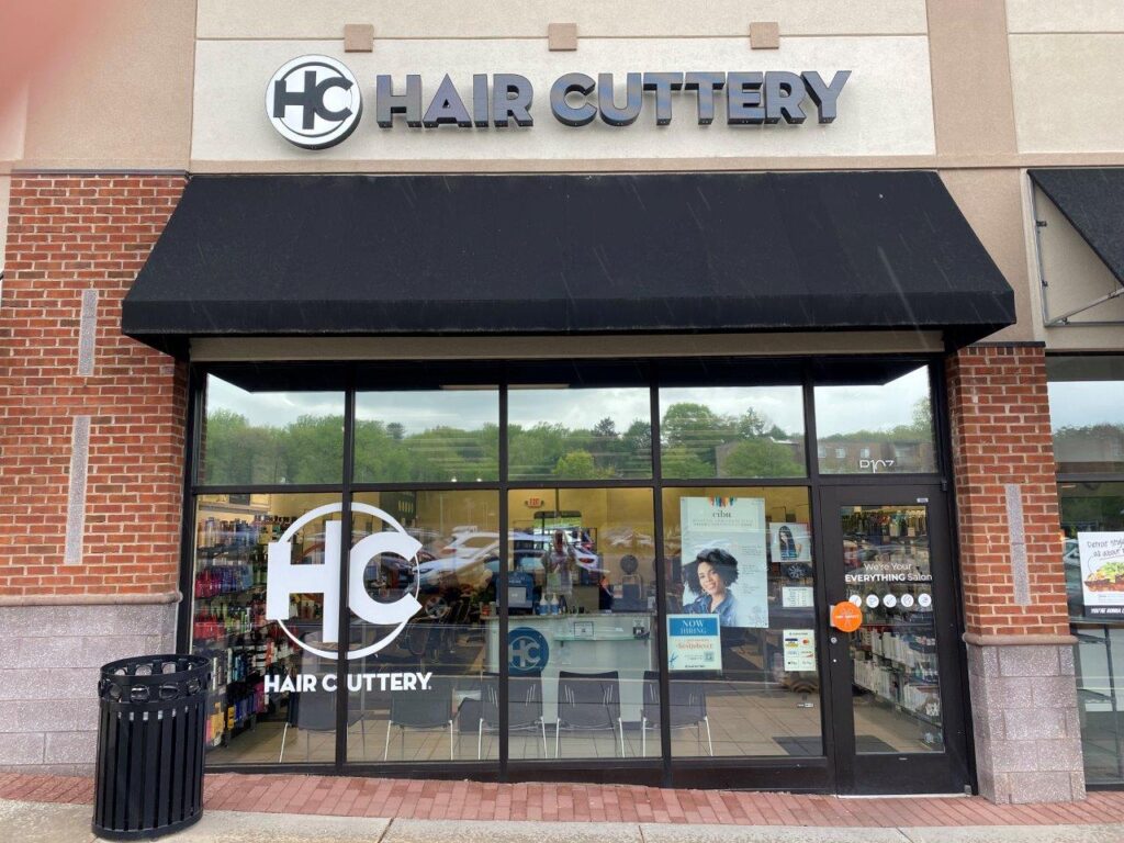 Front of a Hair Cuttery salon
